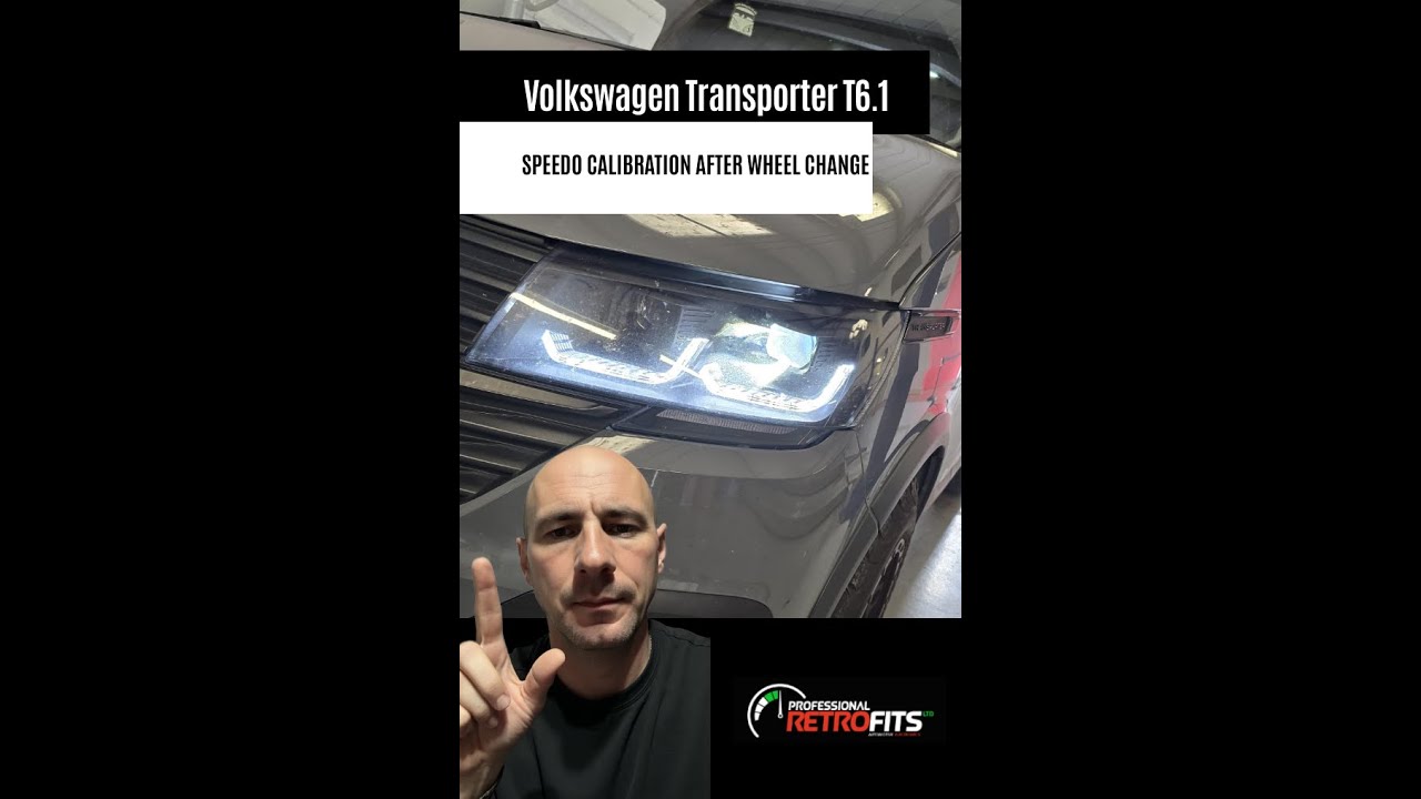 Speedo Calibration After Wheel Change Volkswagen Transporter T6.1