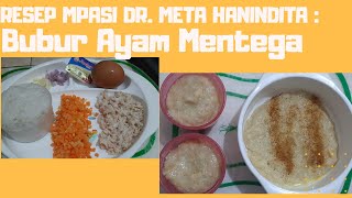 Resep Mpasi Dr Meta Hanindita  Bubur Ayam Mentega