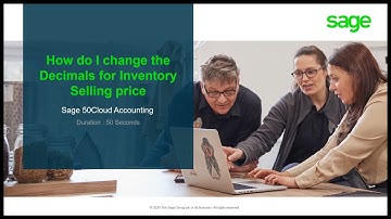 Sage 50cloud Pastel (ZA) - How do I increase the decimal for inventory selling price?