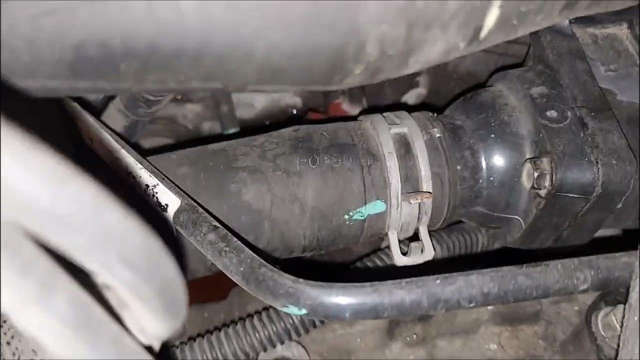 2012 jeep compass 2 4 l thermostats and housing replacement youtube