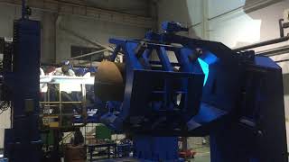 90 degree elbow cladding machine