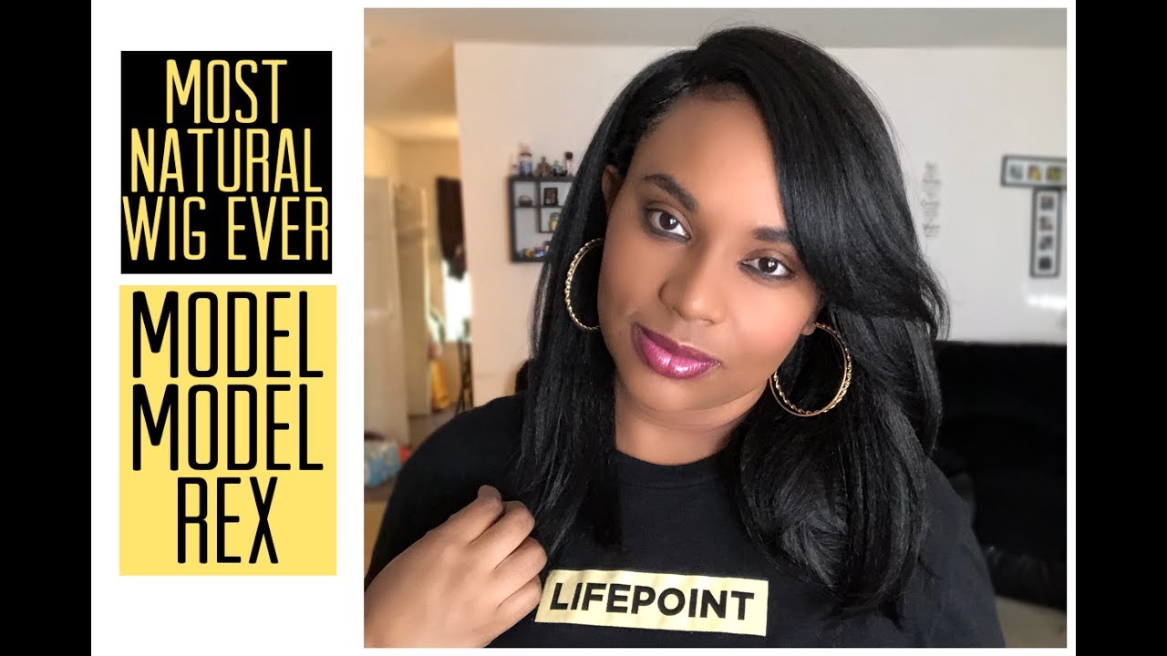 Super Natural Synthetic Wig: Model Model Rex