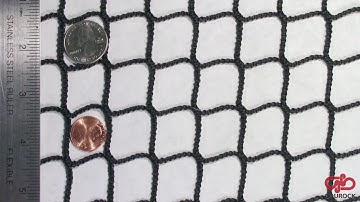 #15 X 7/8" Knotless Polyester Barrier Netting from Gourock.com