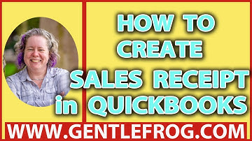 How To Create a Sales Receipt in QuickBooks Online