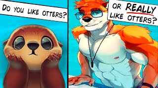 guess i really like otters 😳 | r/Furry_IRL