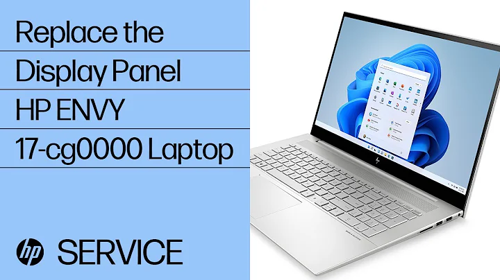 Replace the Display Panel | HP ENVY 17-cg0000 Laptop PC | HP