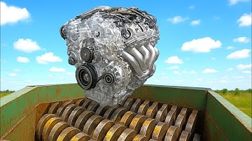 Most Insane Giant Shredder, Engine And Metal Steel! Extreme Metal Shredding 