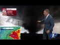 Large tornado spins up near Enid as storms track across Oklahoma