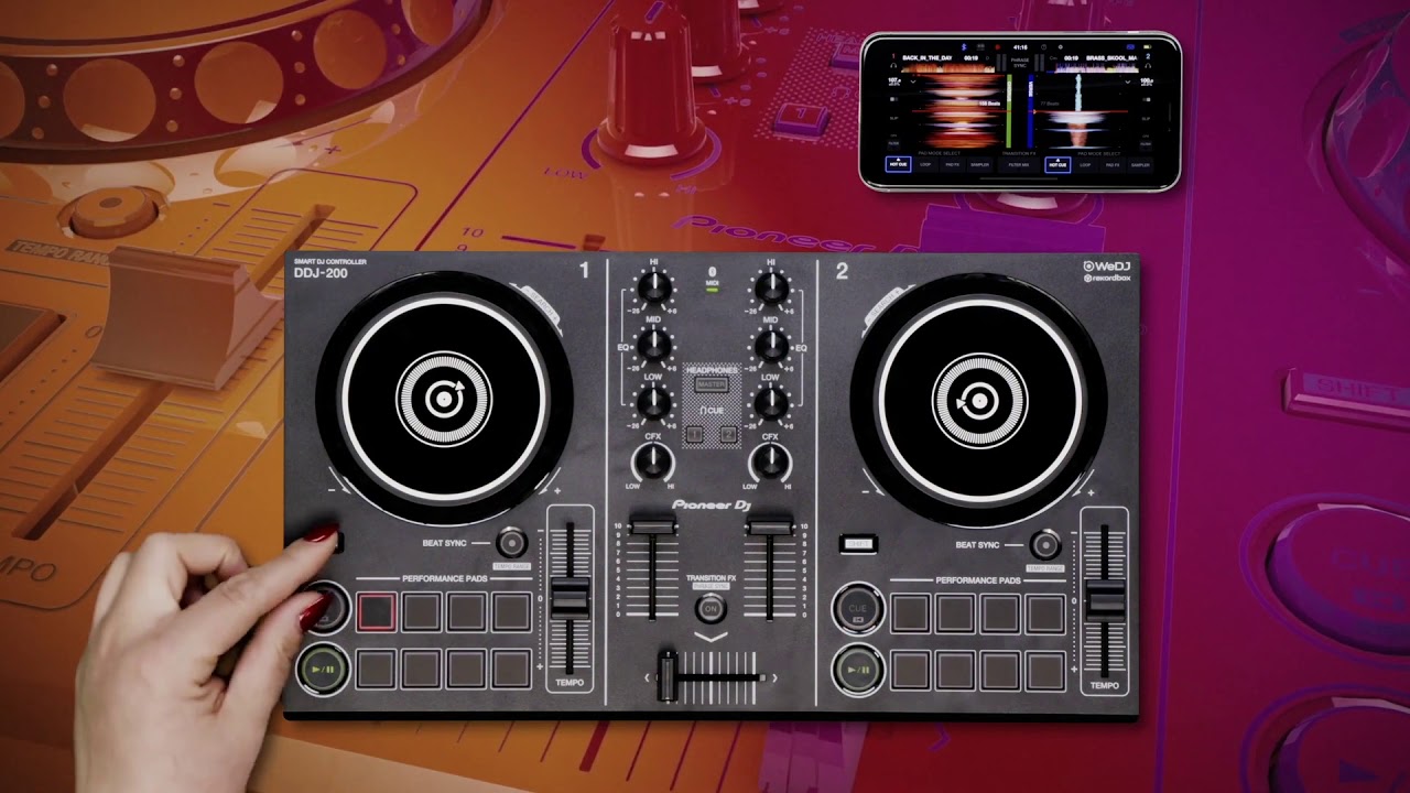 Mix drop. DJ пульт Pioneer DDJ-200.