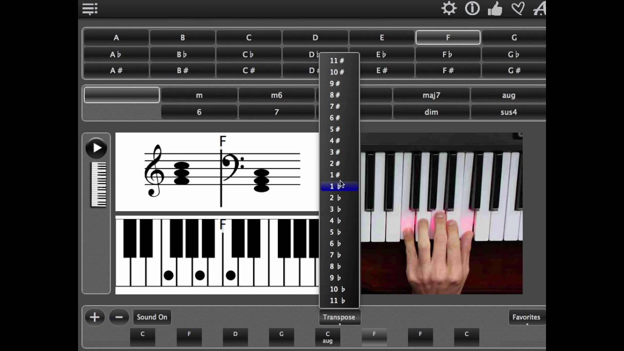 How to learn piano chord charts using "120 Piano Chords ...