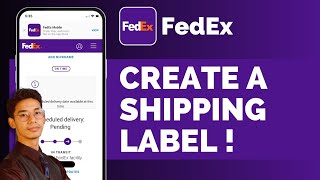 Fedex How To Create A Shipping Label !