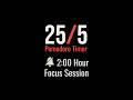 25/5 Pomodoro Timer – 2 Hour Focus Session (Silent, No Long Break)