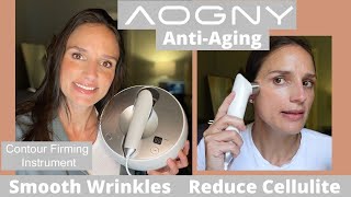 Professional Anti-Aging at Home- Smooth Wrinkles &amp; Cellulite for Face &amp; Body, AOGNY Device