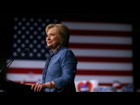 Hillary Clinton narrowly