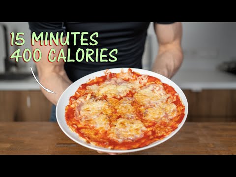 This PIZZA has 400 Calories and takes 15 min to make.