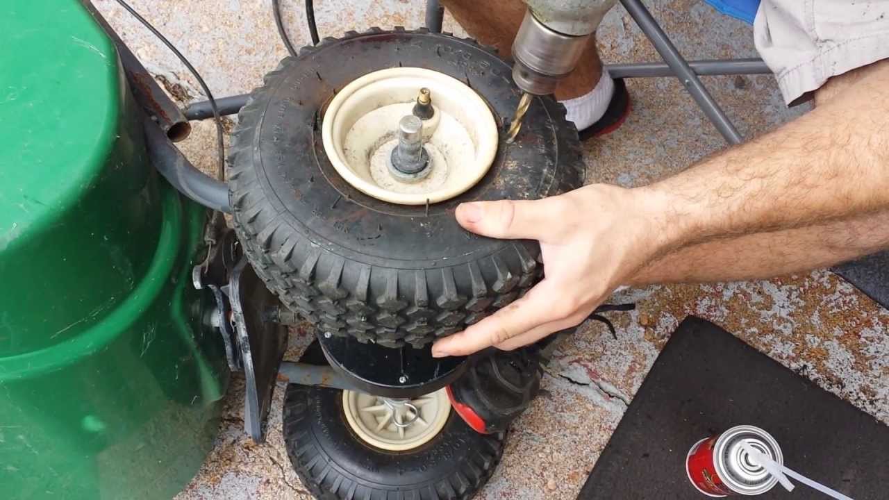 how to foam fill tire, run flats YouTube