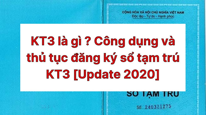 Kt3 là viết tắt của chữ gì năm 2024