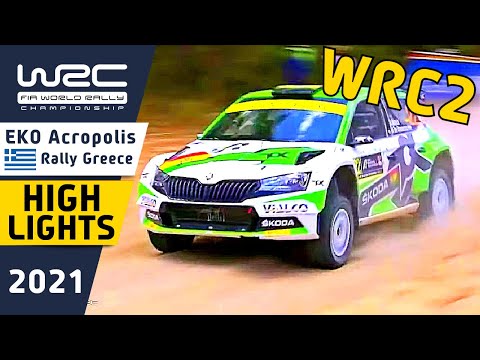 WRC2 Highlights Day 1 : WRC EKO Acropolis Rally Greece 2021: End of Day 1 Results