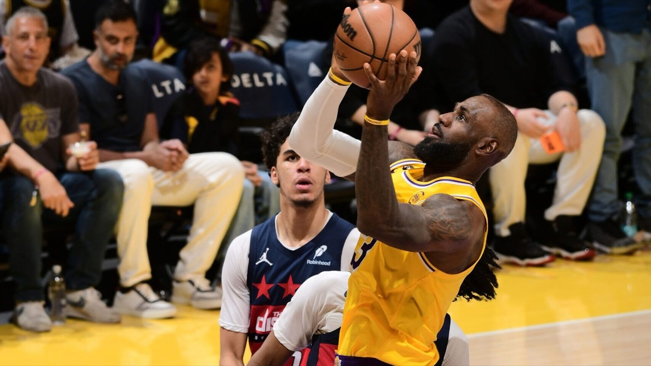 LeBron Triple Double vs Wizards! Hayes Hits a 3!