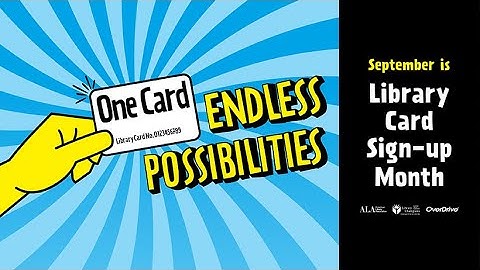 Library Card Sign-up month 2025  - When did you receive your first library card?