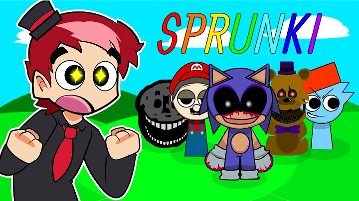 Fiz os SPRUNKIS dos JOGOS!!