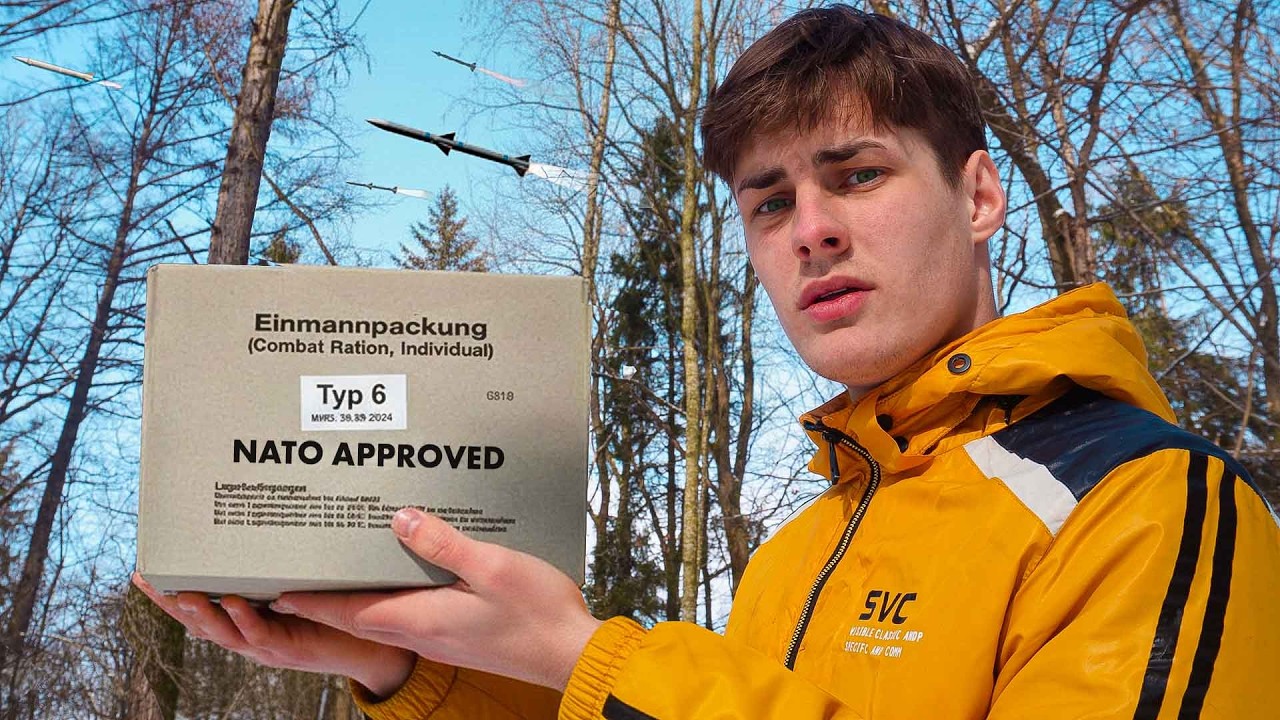 24 Hours in a Ukrainian Forest with a NATO field ration