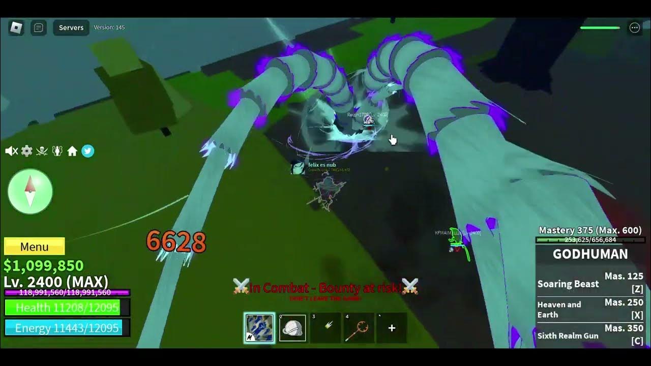 『String Awakening + Godhuman』Bounty Hunting Blox Fruits Update 17.3