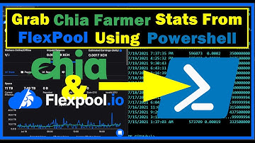Grab Chia Farmer Stats From Flexpool Using Powershell