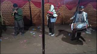 Sonia dupatta Chad Mera|kashmiri base drumer|gojri Pahari|Pakistani old music dholak bhangra dance