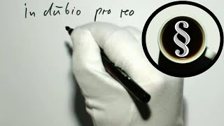 Latein im Recht: in dubio pro reo