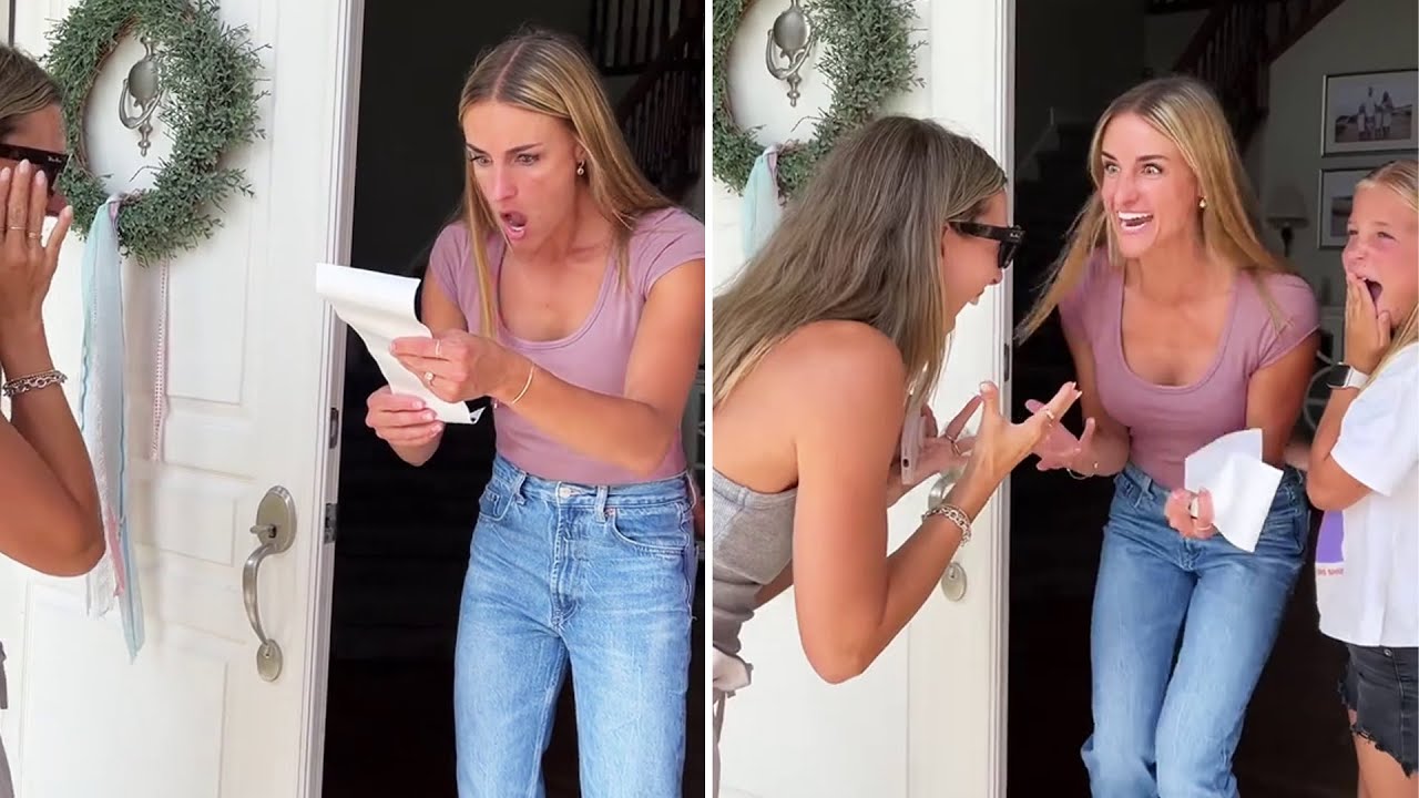 Twins!! Best funny & heartwarming Twins pregnancy reveal 1| Talk about a family stimulus package!