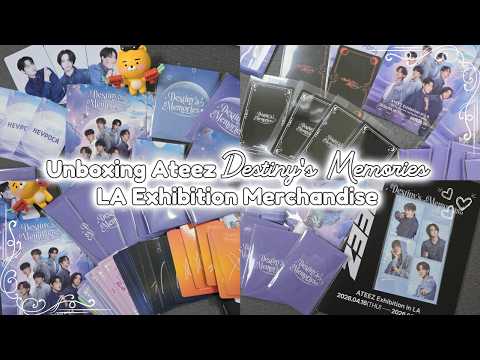 ATEEZ Destiny's Memories LA Exhibition Pop-up Merchandise Kpop