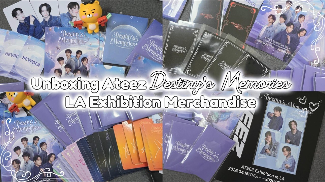 ATEEZ Destiny's Memories LA Exhibition Pop-up Merchandise Kpop