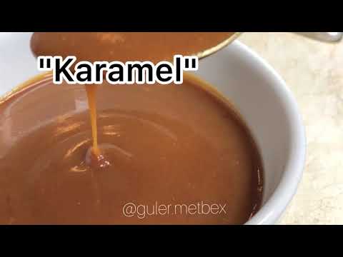 KARAMELİN ƏN SADƏ RESEPT İLƏ HAZIRLANMASI.KARAMEL RESEPTİ