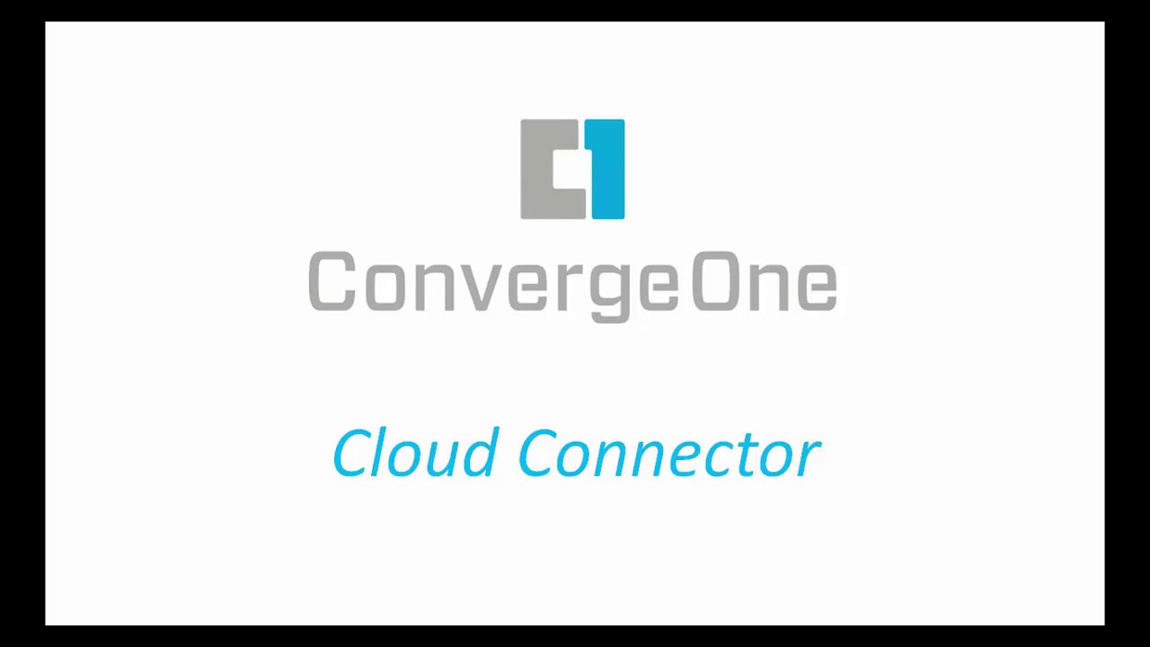 C1 SFDC Cloud Connector (Console) YouTube