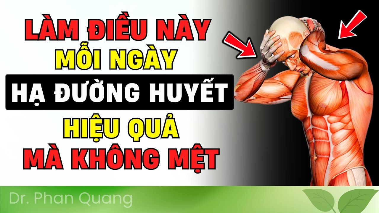 🔴 HẠ ĐƯỜNG HUYẾT TỰ NHIÊN! 5 BÀI TẬP NHẸ NHÀNG TẠI NHÀ CHO NGƯỜI TIỂU ĐƯỜNG & TIỀN TIỂU ĐƯỜNG