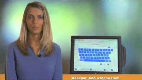 Easitech Dinerware EPOS - Adding a menu item