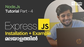 Express.js Installation and Example | Node.js Tutorial in Malayalam [2021] | Part - 4