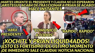 MARTES URGENTE! SALE URGENTEMENTEE CLAUDIA ARISTEGUI TRAICIONAA A PRIAN NADIE LO ESPERO HOY