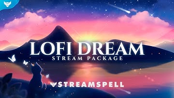 StreamSpell | Lofi Dream Stream Package │ Twitch Overlays for OBS Studio, Streamlabs