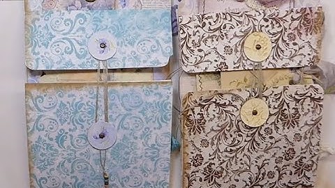 Got File Folders? How to make a Multi Pocket Folio -TUTORIAL Step by Step Process Part 2