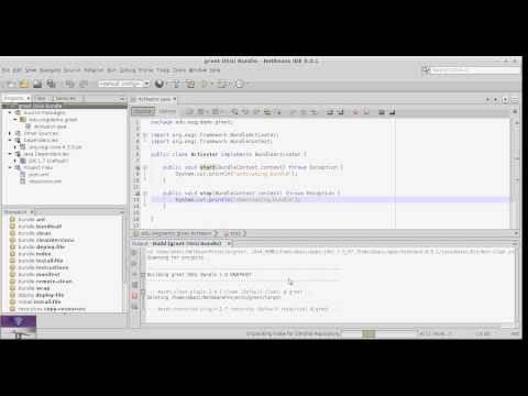 Creating & Installing a Simple OSGi Bundle