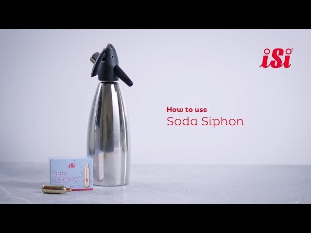 iSi Soda Siphon - How to Use 
