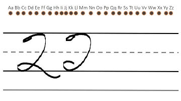 Cursive Letters Video Tutorials (23 of 33) Q q
