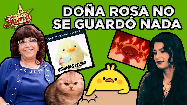 Doa Rosa Rivera RESPONDE y EXPLOTA contra Juanita ...