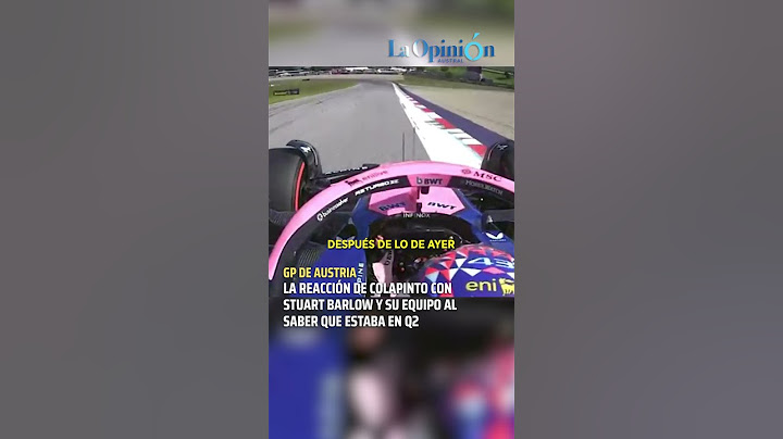 La reacción de Franco Colapinto y su ingeniero al clasificar a la Q2