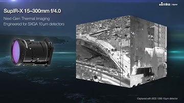SupIR-X 15–300 mm f/4 MWIR Zoom Lens | Engineered for SXGA 10 µm Detectors