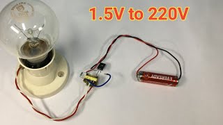 Mini inverter 1.5V to 220V | DC to AC Inverter