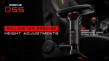 The most precise armrest designed for pros | Secretlab On-Stage Standard