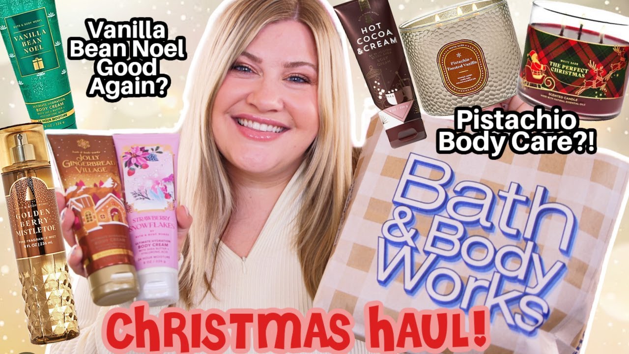 Bath Body Works Holiday Haul New